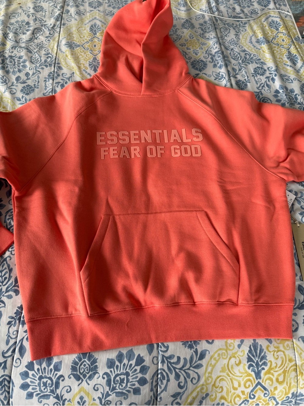 Essentials Fear Of God Men’s Coral Fleece Hoodie